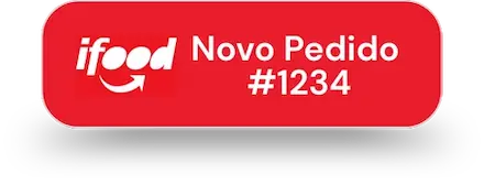 Integração com iFood mostrando pedidos recebidos