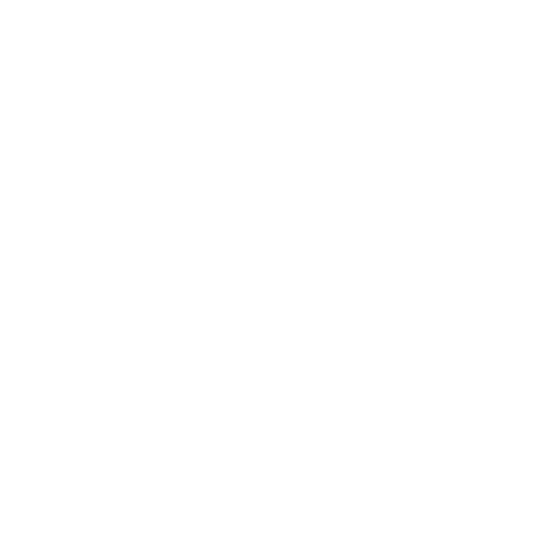 Ícone branco representando uma mesa de restaurante com duas cadeiras, taças e prato com tampa, indicando organização de atendimento.