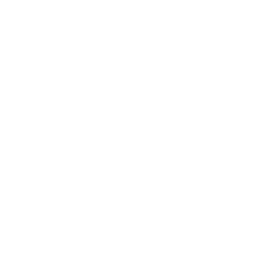 Ícone branco de tela de computador com lupa sobre caixas, representando controle e monitoramento inteligente de estoque.